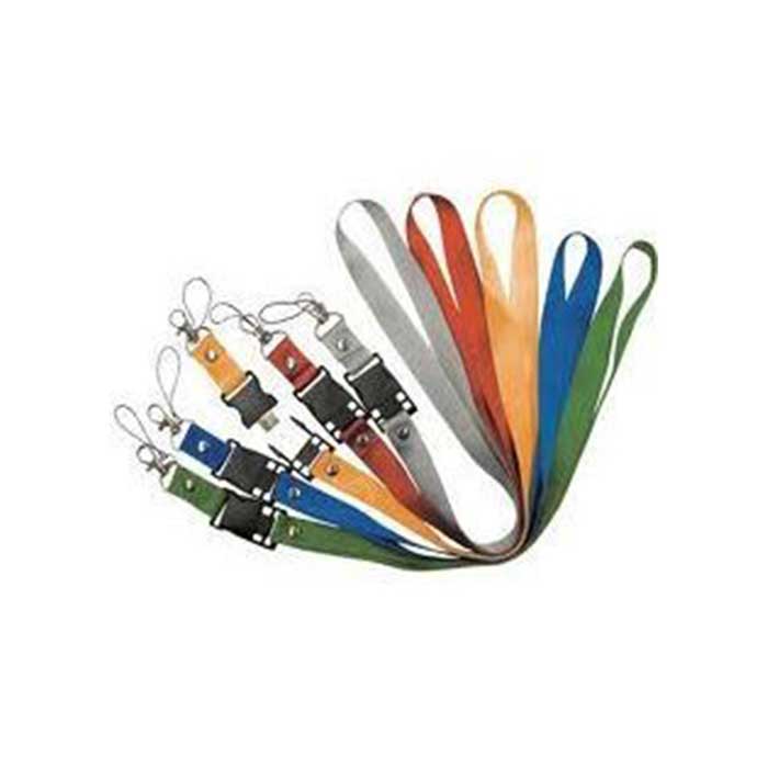 Lanyard in Cordoncino con Moschettone e sgancio