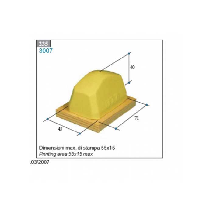 Tampone per macchine tampografiche 3006