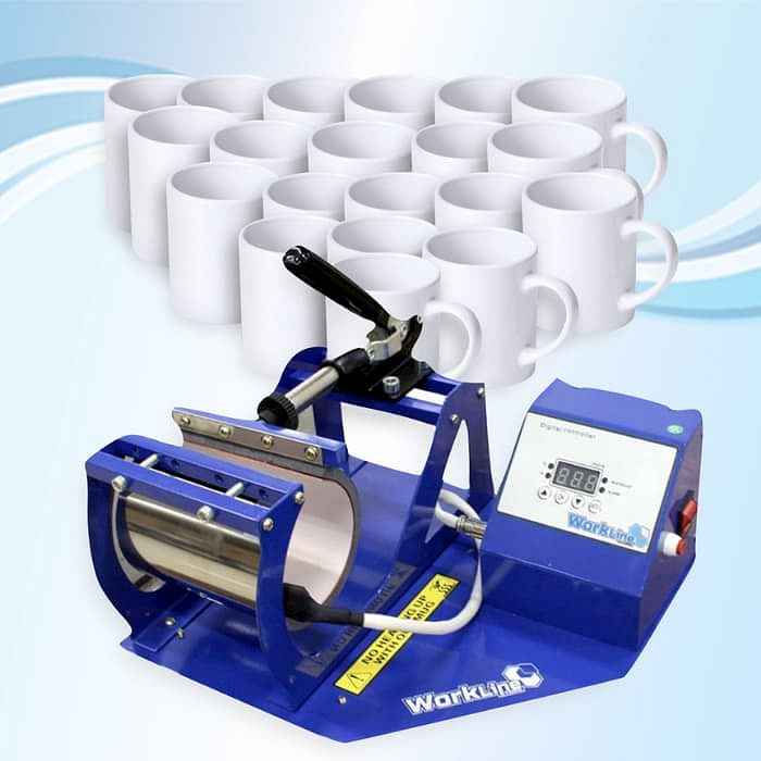 Kit termopressa e tazze