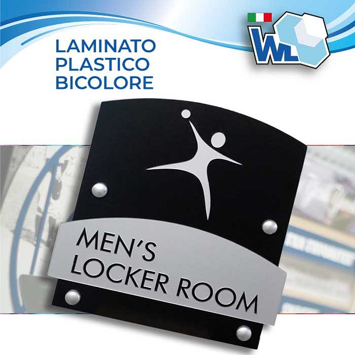 Laminato plastico bicolore