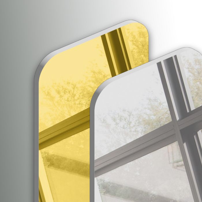Metacrilato estruso specchiato Oro e Argento - formati vari